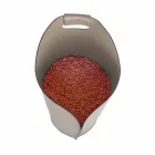 Inomhuspelletshållare korg läder 15 kg Sapel konstruktion Viadurini