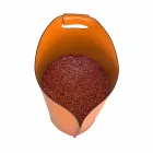 Inomhuspelletshållare korg läder 15 kg Sapel konstruktion Viadurini