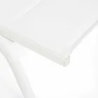 Utanför schäslong i textilin och aluminium med hjul, 4 delar - Babilonia Viadurini