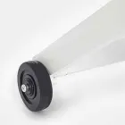 Utanför schäslong i textilin och aluminium med hjul, 4 delar - Babilonia Viadurini