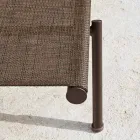 Trädgårdsschäslong i aluminium och tekniskt tyg - Bahia från Varaschin Viadurini