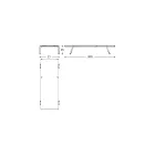 Trädgårdsschäslong i aluminium och tekniskt tyg - Bahia från Varaschin Viadurini