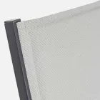 Trädgårdsschäslong med hjul och lutande ryggstöd, 4 delar - Babilonia Viadurini