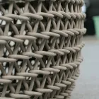 Gummiträdgård schäslong med repvävd struktur - Shuffle Viadurini