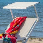 Modern trädgårdschaiselong med parasoll och lutande ryggstöd - Arnold Viadurini