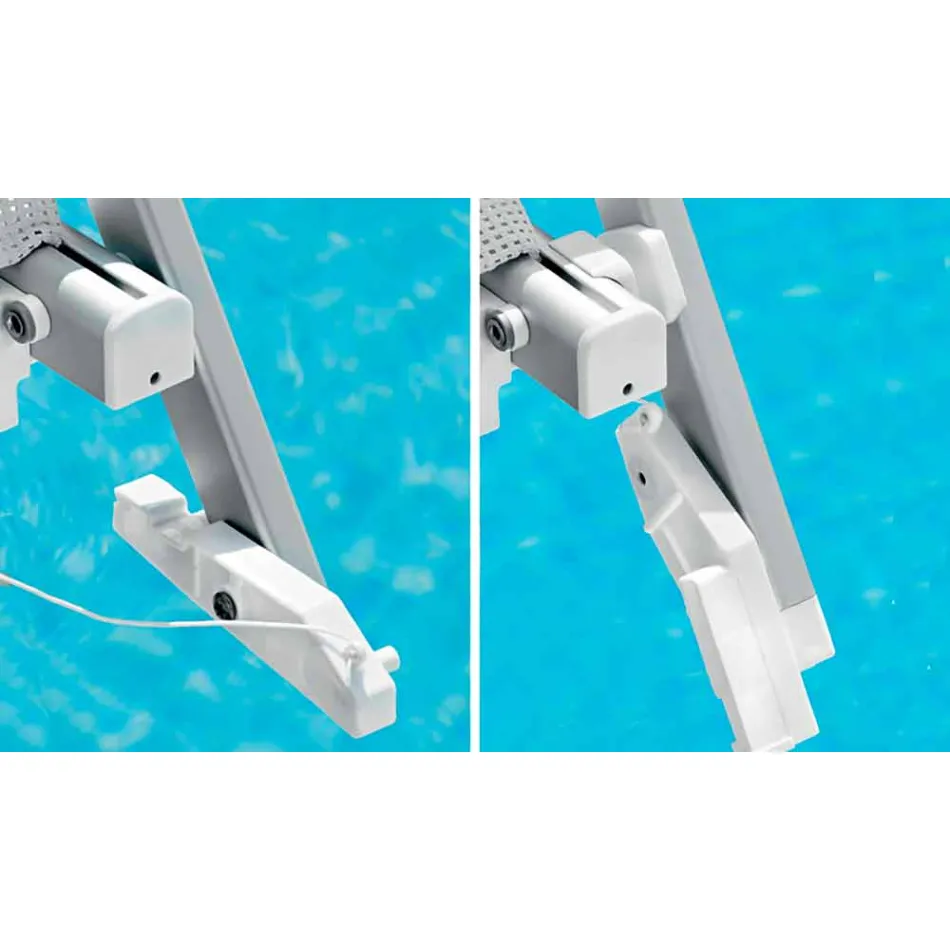 Modern trädgårdschaiselong med parasoll och lutande ryggstöd - Arnold Viadurini