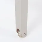 Liggande trädgårdsschäslong i aluminium, Homemotion, 4 delar - Lester Viadurini