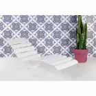 Chaise longue konstruktion plexiglas Josue gjort i Italien Viadurini