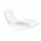 Chaise longue konstruktion plexiglas Josue gjort i Italien Viadurini