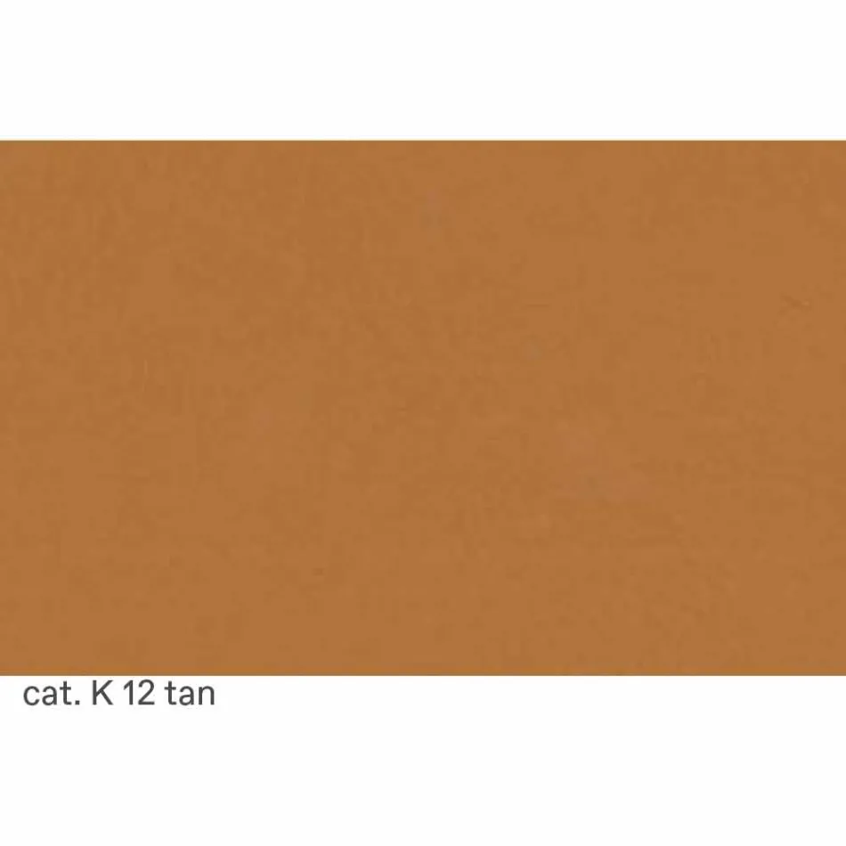 Läder schäslong med förkromad stålkonstruktion tillverkad i Italien - Beirut Viadurini