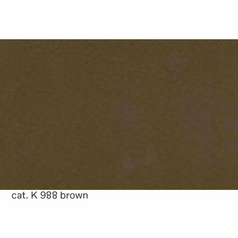 Läder schäslong med förkromad stålkonstruktion tillverkad i Italien - Beirut Viadurini