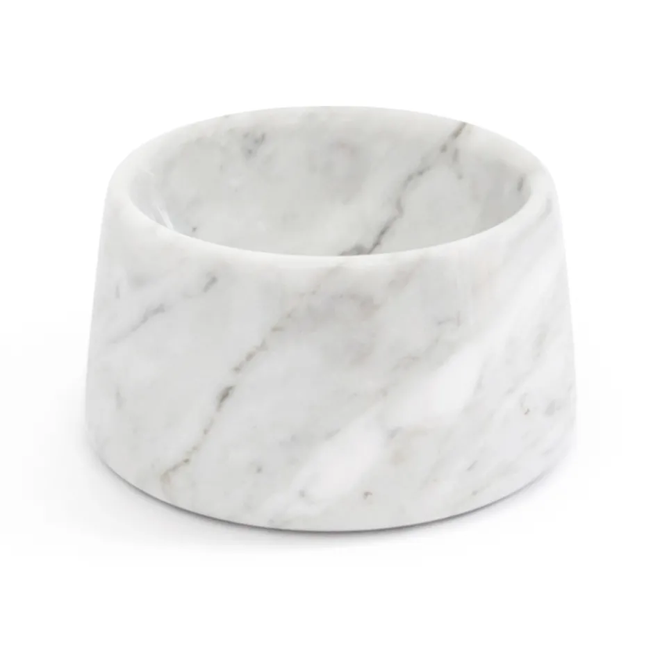 Marmorskål för hund/katt Tillverkad i Italien - Komi Viadurini