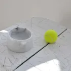 Marmorskål för hund/katt Tillverkad i Italien - Komi Viadurini