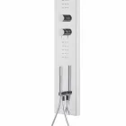 Stål duschpelare med regndusch tillverkad i Italien - sjöman Viadurini