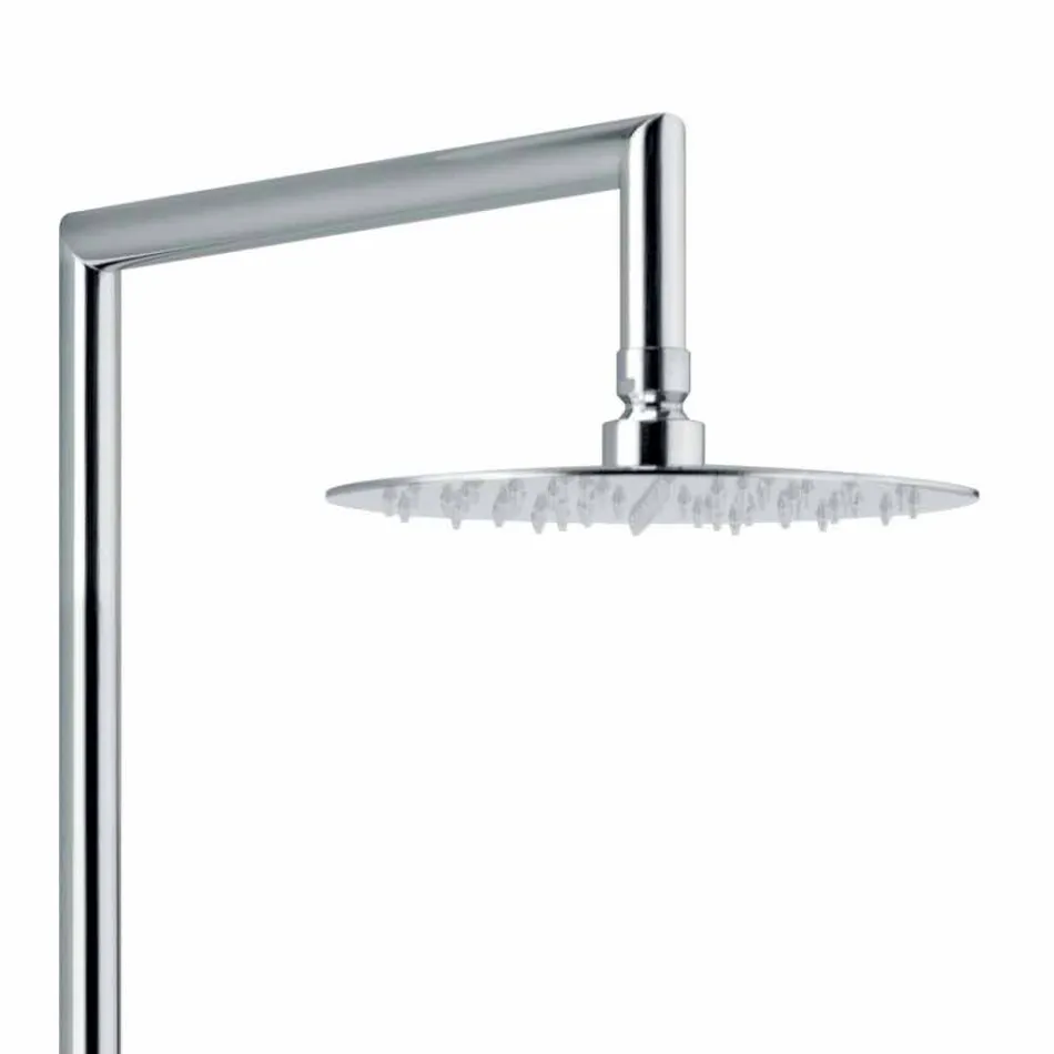 Duschpelare i mässing med duschmunstycke och ABS-dusch Tillverkad i Italien - Padula Viadurini