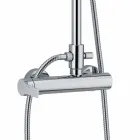 Duschpelare i mässing med duschmunstycke och ABS-dusch Tillverkad i Italien - Padula Viadurini