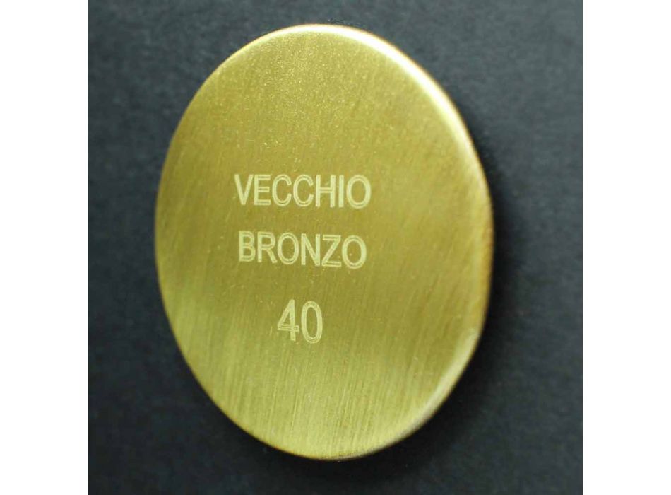 Mässingsduschpelare med fyrkantigt duschhuvud av stål Tillverkad i Italien - Lipari Viadurini