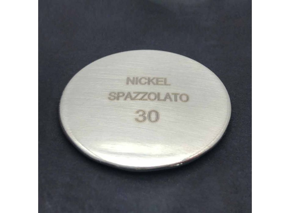 Mässingsduschpelare med fyrkantigt duschhuvud av stål Tillverkad i Italien - Lipari Viadurini