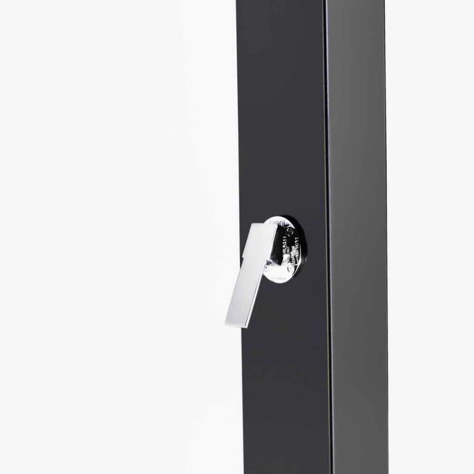 Utomhus solduschkolonn i rostfritt stål tillverkad i Italien - Werner Viadurini