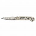 Antik handgjord kärlekskniv i horn och stål tillverkad i Italien - Amour