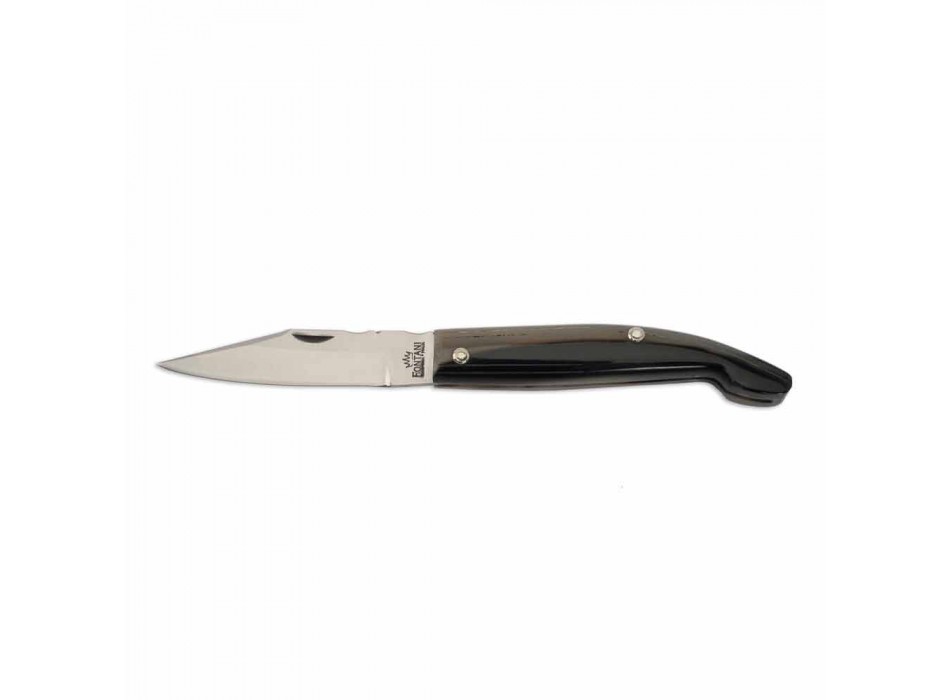 Maremmakniv med platt blad i stål Tillverkad i Italien - Remma Viadurini