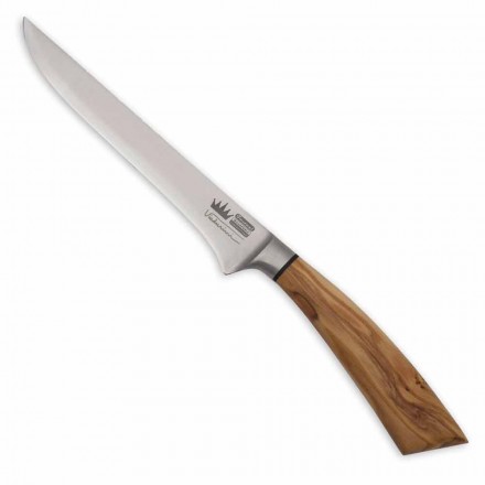 Benkniv med trä- eller hornhandtag tillverkad i Italien - Posca Viadurini