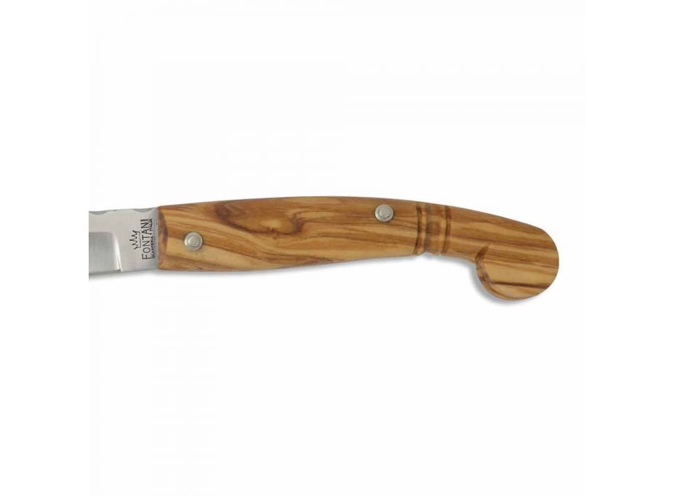 Rasolino kniv med 9 cm långt stålblad Made in Italy - Rosolino Viadurini