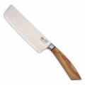 Usuba kniv med 16 cm stålblad handgjord tillverkad i Italien - Dedolo
