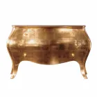Dresser 3 trälådor Solid Gold design, tillverkad i Italien, Giotto Viadurini