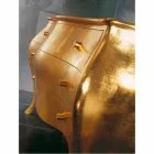 Dresser 3 trälådor Solid Gold design, tillverkad i Italien, Giotto Viadurini