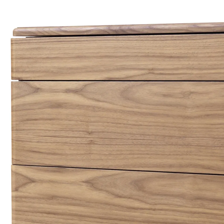 Massiv träbyxa och Grilli York designläder gjord i Italien Viadurini