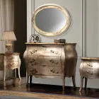 Kommod i Linden Blockboard med 3 lådor Made in Italy - Bled Viadurini