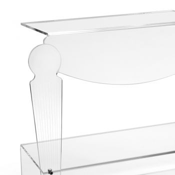 Artisan Sängbord i Transparent Plexiglass Classic Design - Salino