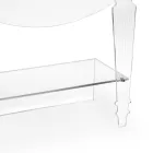 Artisan Sängbord i Transparent Plexiglass Classic Design - Salino Viadurini
