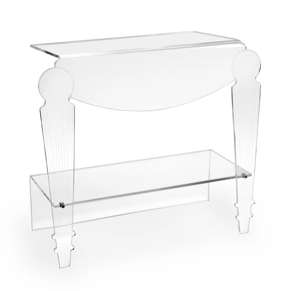 Artisan Sängbord i Transparent Plexiglass Classic Design - Salino Viadurini