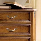 Sovrum Sängbord i valnötsträ 3 lådor Made in Italy - Richard Viadurini