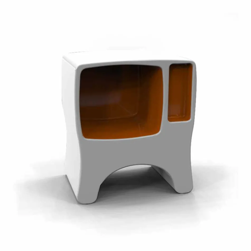 Design nattduksbord i Adamantx® Catodico Made i Italien Viadurini