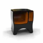 Design nattduksbord i Adamantx® Catodico Made i Italien Viadurini