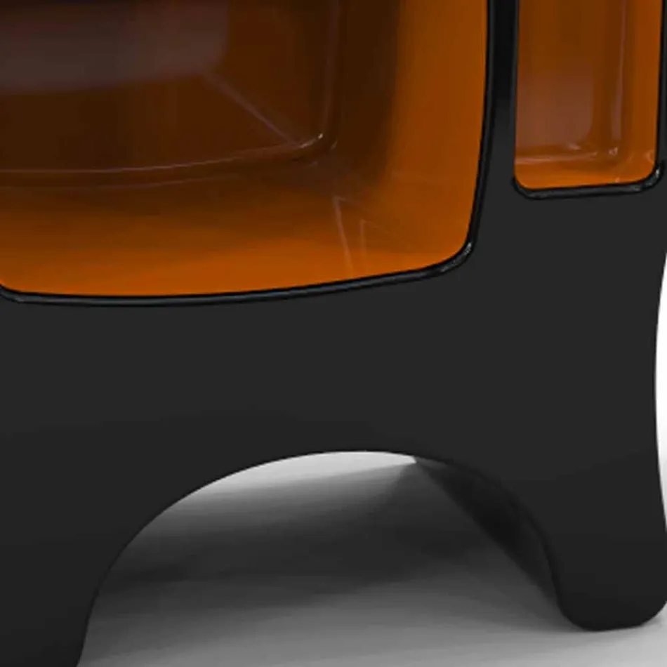 Design nattduksbord i Adamantx® Catodico Made i Italien Viadurini