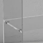 Transparent akrylkristall sängbord med designhylla - Minervo Viadurini