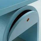 Sängbord med modern design i färgat trä för sovrummet - Arcom Viadurini