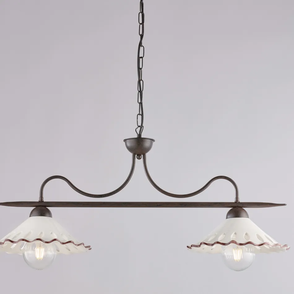 Lysande designkomplement i glas och metall Tillverkad i Italien med ett utseende - Mira Viadurini