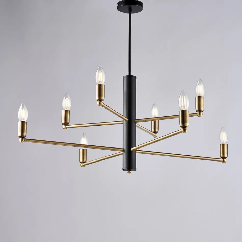 Lysande designkomplement i glas och metall Tillverkad i Italien med ett elegant utseende - Ursa Viadurini