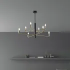 Lysande designkomplement i glas och metall Tillverkad i Italien med ett elegant utseende - Ursa Viadurini