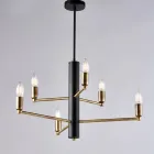 Lysande designkomplement i glas och metall Tillverkad i Italien med ett elegant utseende - Ursa Viadurini