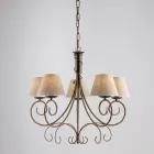 Draco, ett lysande tillbehör i glas och metall tillverkat i Italien med en elegant smak. Viadurini