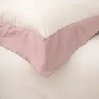 Dubbelt påslakan Set i 100% bomull och 10% bomull Satin - Detalj Viadurini