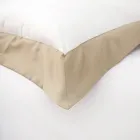 Dubbelt påslakanset i 100 % bomull och 10 % bomullssatin - Detalj Viadurini