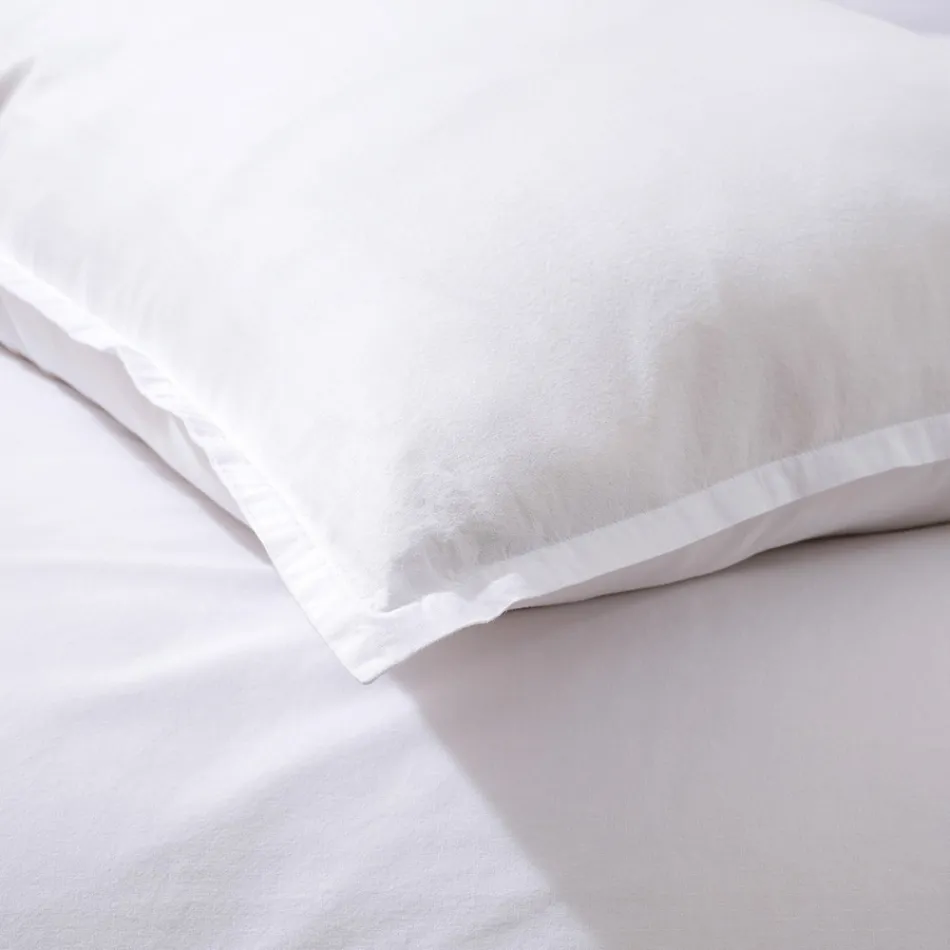 Komplett dubbelsäng i Pure Cotton Garment Dyed and Shaded - Delikatess Viadurini