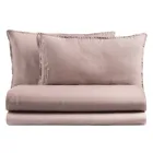 Komplett dubbelsäng i Pure Cotton Garment Dyed and Shaded - Delikatess Viadurini